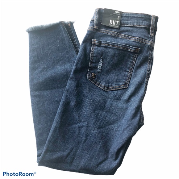 🔥SALE $15🔥 KUT from the Kloth 🆕 NWT Crop Skinny - Picture 8 of 13